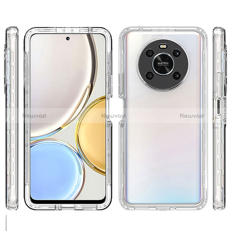 Ultra-thin Transparent Gel Gradient Soft Matte Finish Front and Back Case 360 Degrees Cover for Huawei Honor Magic4 Lite 4G