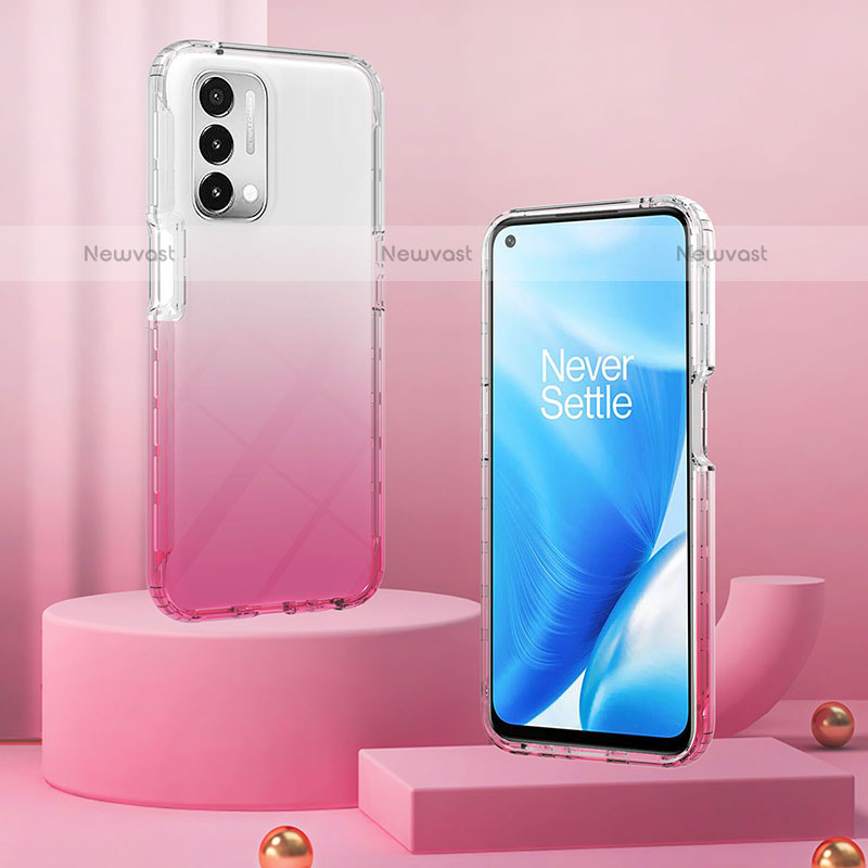 Ultra-thin Transparent Gel Gradient Soft Matte Finish Front and Back Case 360 Degrees Cover for Oppo A93 5G