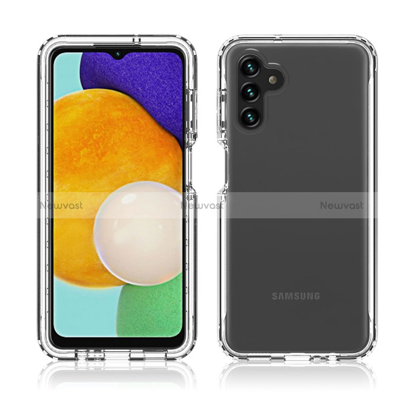 Ultra-thin Transparent Gel Gradient Soft Matte Finish Front and Back Case 360 Degrees Cover for Samsung Galaxy A04s