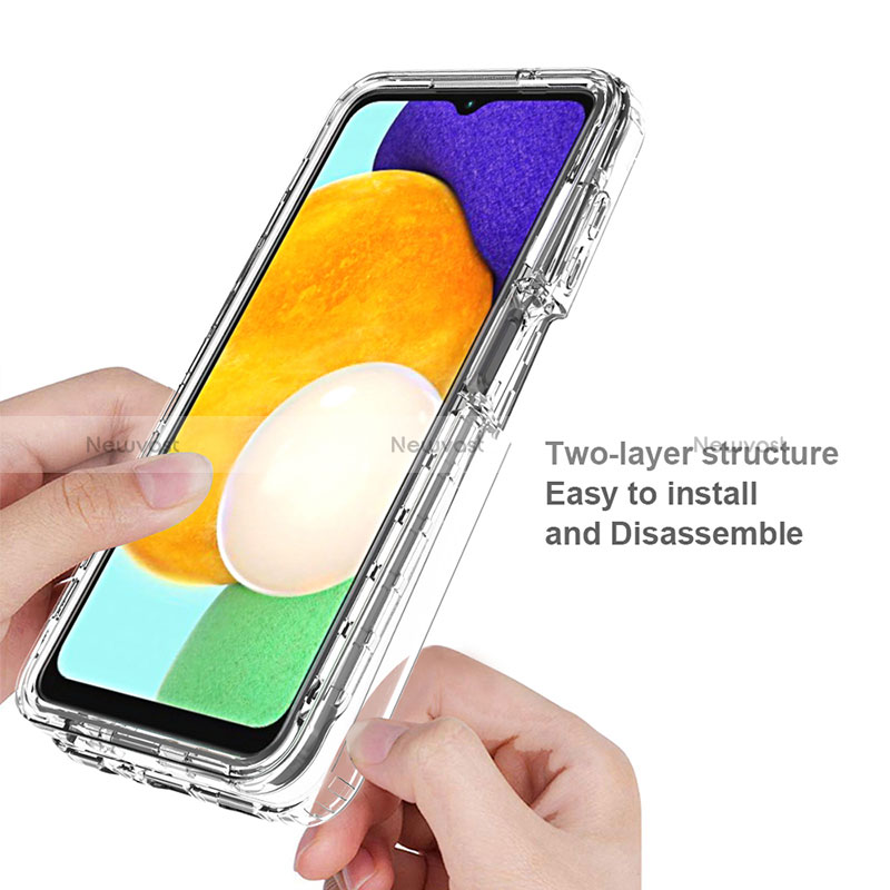 Ultra-thin Transparent Gel Gradient Soft Matte Finish Front and Back Case 360 Degrees Cover for Samsung Galaxy A13 5G