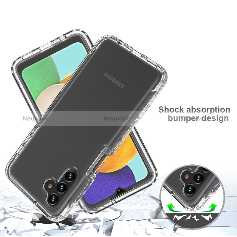 Ultra-thin Transparent Gel Gradient Soft Matte Finish Front and Back Case 360 Degrees Cover for Samsung Galaxy A13 5G