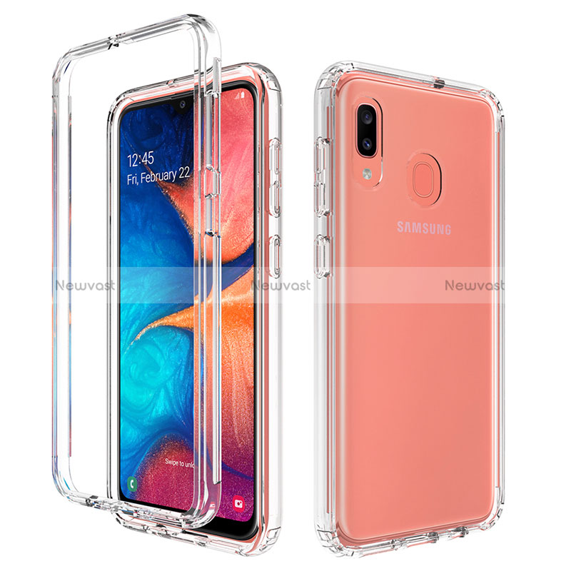 Ultra-thin Transparent Gel Gradient Soft Matte Finish Front and Back Case  360 Degrees Cover for