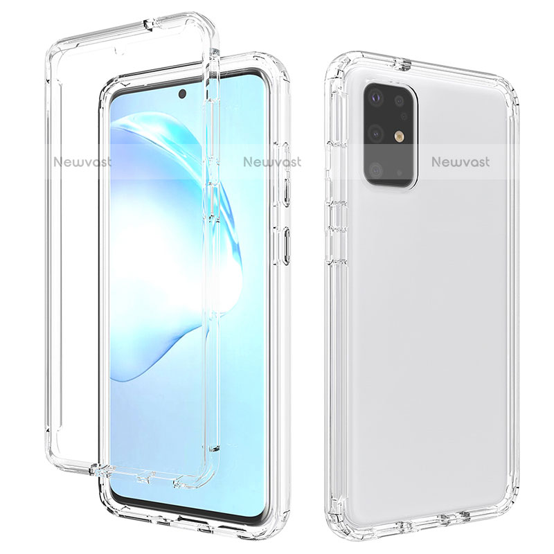 Ultra-thin Transparent Gel Gradient Soft Matte Finish Front and Back Case 360 Degrees Cover for Samsung Galaxy S20 Plus 5G