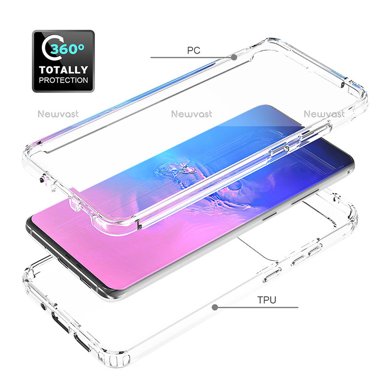 Ultra-thin Transparent Gel Gradient Soft Matte Finish Front and Back Case 360 Degrees Cover for Samsung Galaxy S20 Ultra 5G