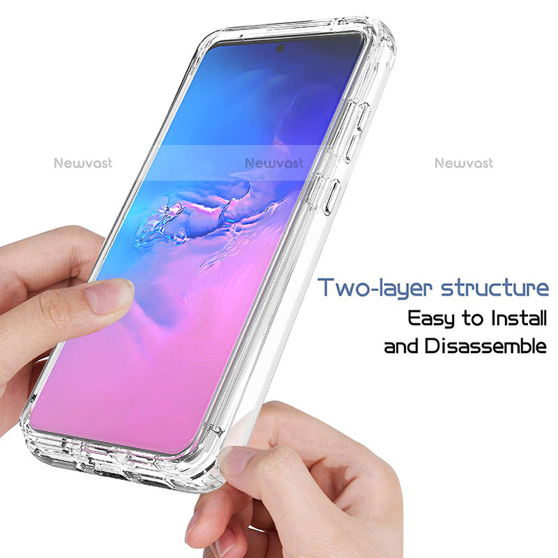 Ultra-thin Transparent Gel Gradient Soft Matte Finish Front and Back Case 360 Degrees Cover for Samsung Galaxy S20 Ultra 5G