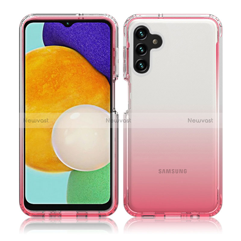 Ultra-thin Transparent Gel Gradient Soft Matte Finish Front and Back Case 360 Degrees Cover JX1 for Samsung Galaxy A04s