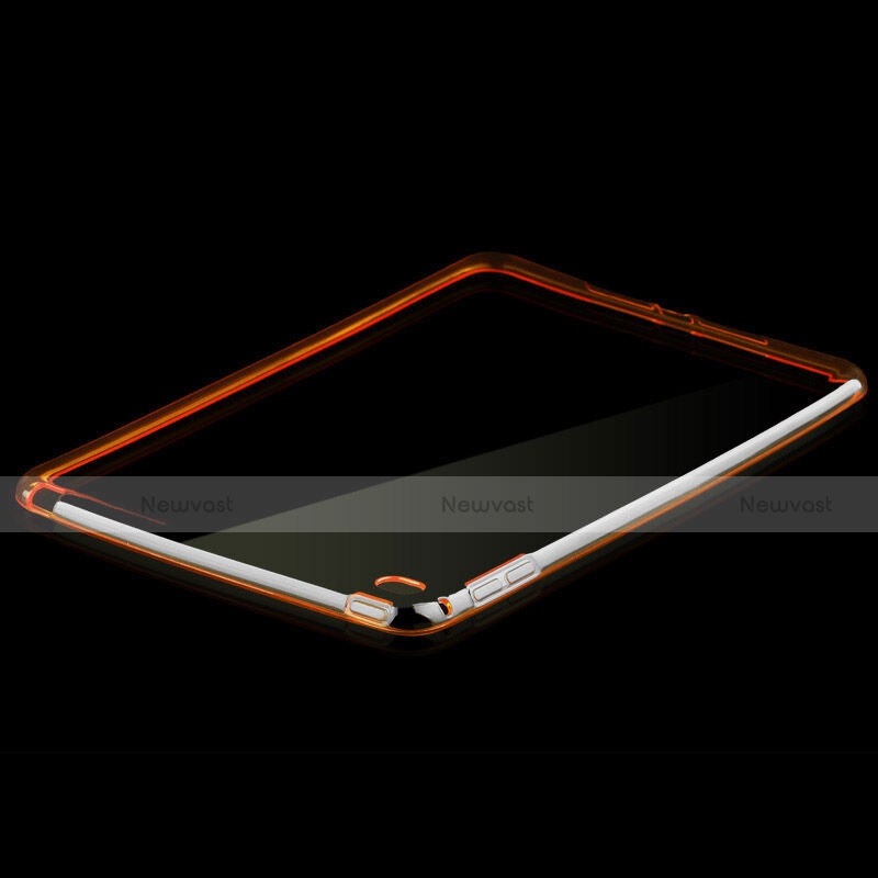 Ultra-thin Transparent Gel Soft Case for Apple iPad Mini 4 Orange