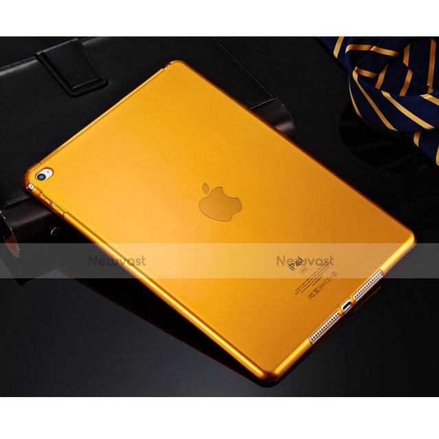 Ultra-thin Transparent Gel Soft Case for Apple iPad Mini 4 Orange