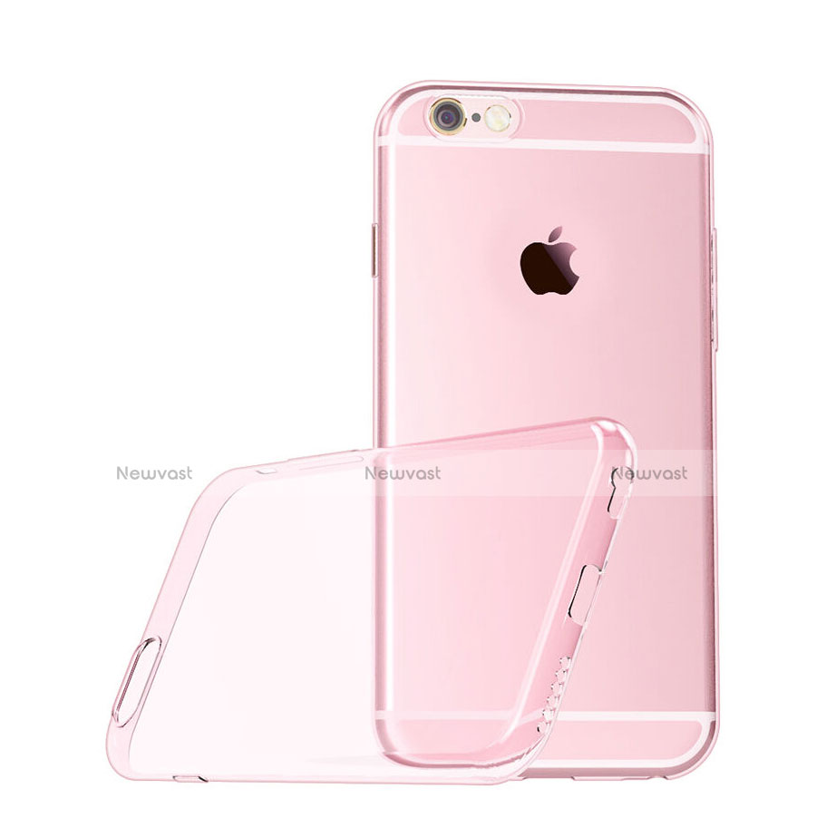 Ultra-thin Transparent Gel Soft Case for Apple iPhone 6 Pink