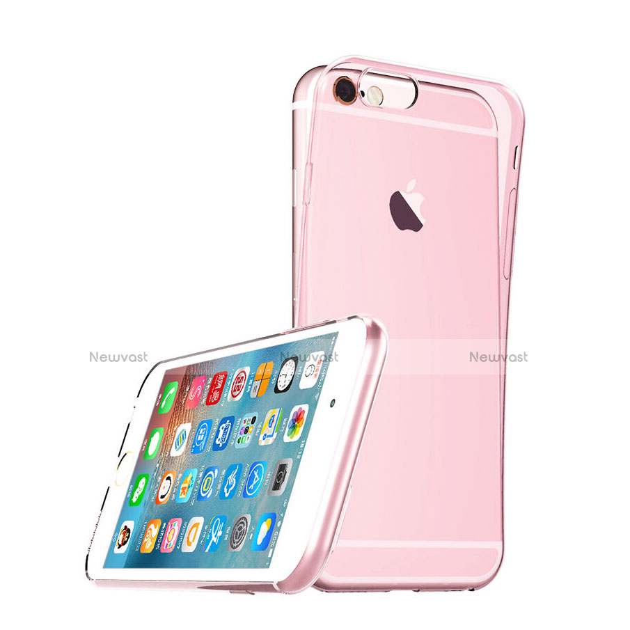 Ultra-thin Transparent Gel Soft Case for Apple iPhone 6 Plus Pink