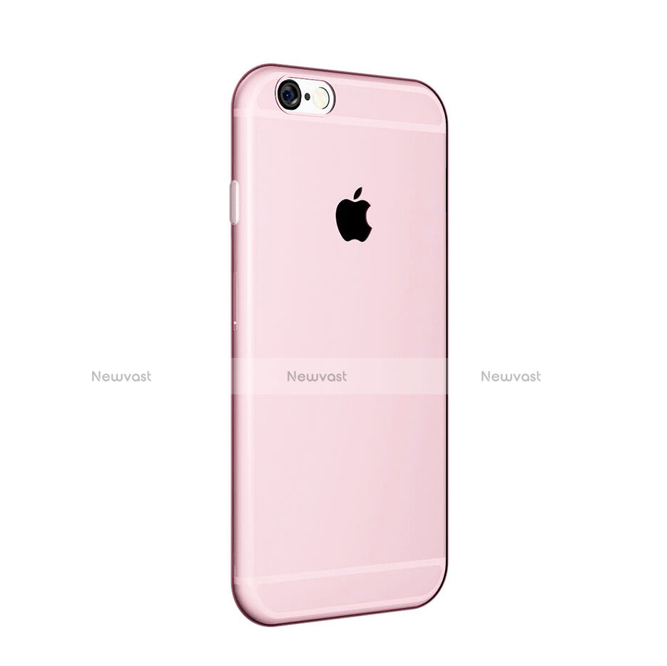 Ultra-thin Transparent Gel Soft Case for Apple iPhone 6 Plus Pink