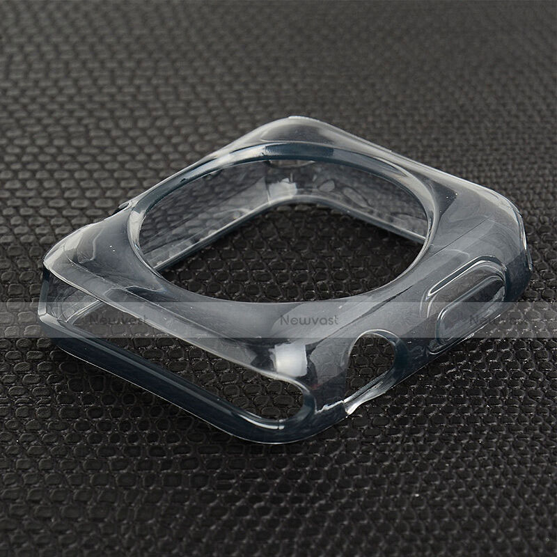 Ultra-thin Transparent Gel Soft Case for Apple iWatch 2 38mm Gray