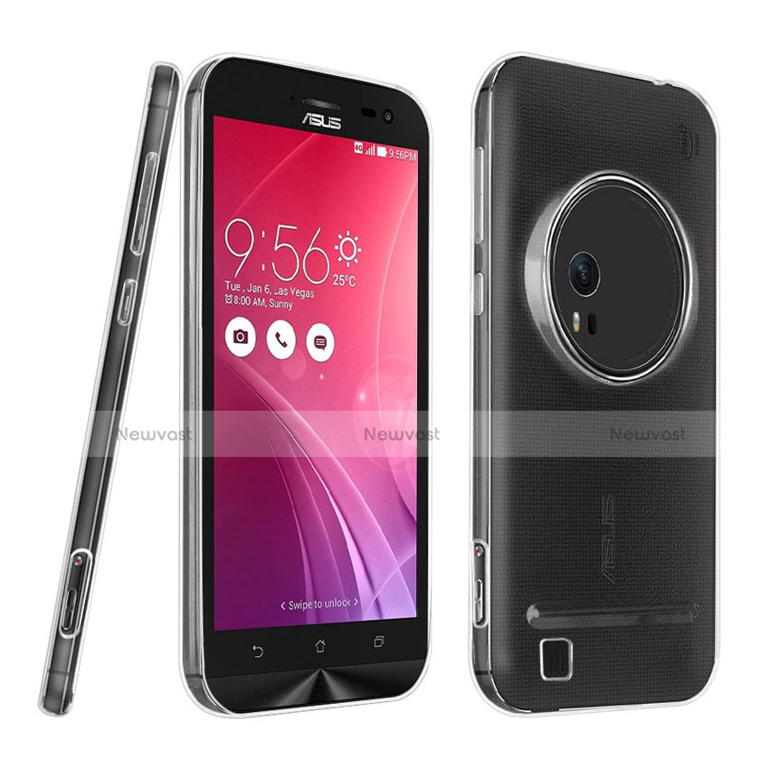 Ultra-thin Transparent Gel Soft Case for Asus Zenfone Zoom ZX551ML Clear