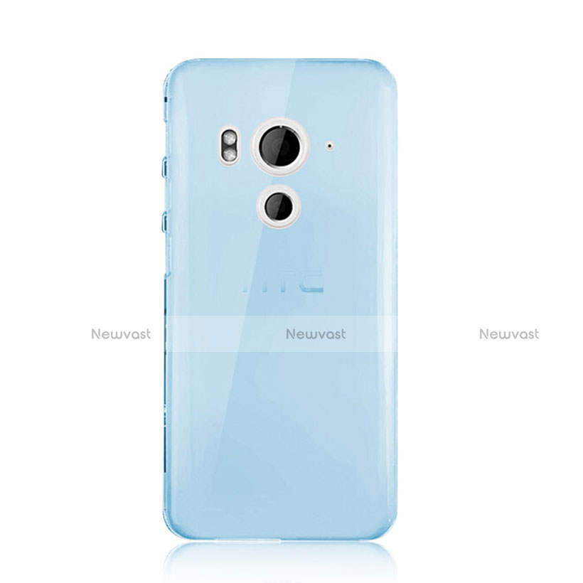 Ultra-thin Transparent Gel Soft Case for HTC Butterfly 3 Blue