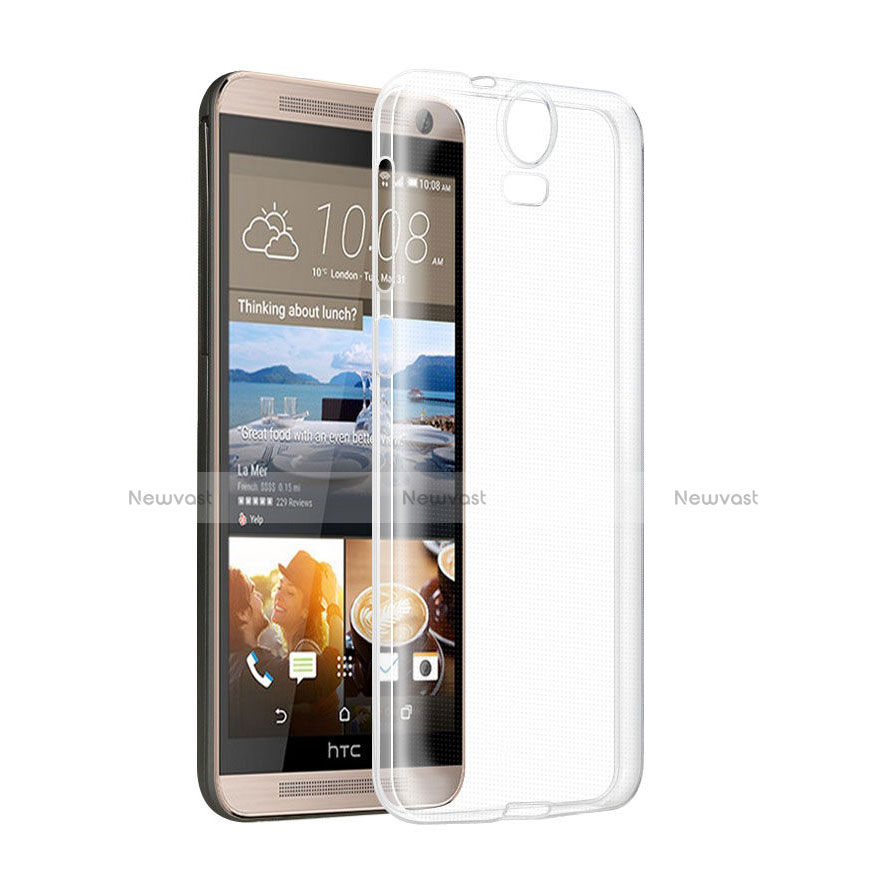 Ultra-thin Transparent Gel Soft Case for HTC One E9 Plus Clear