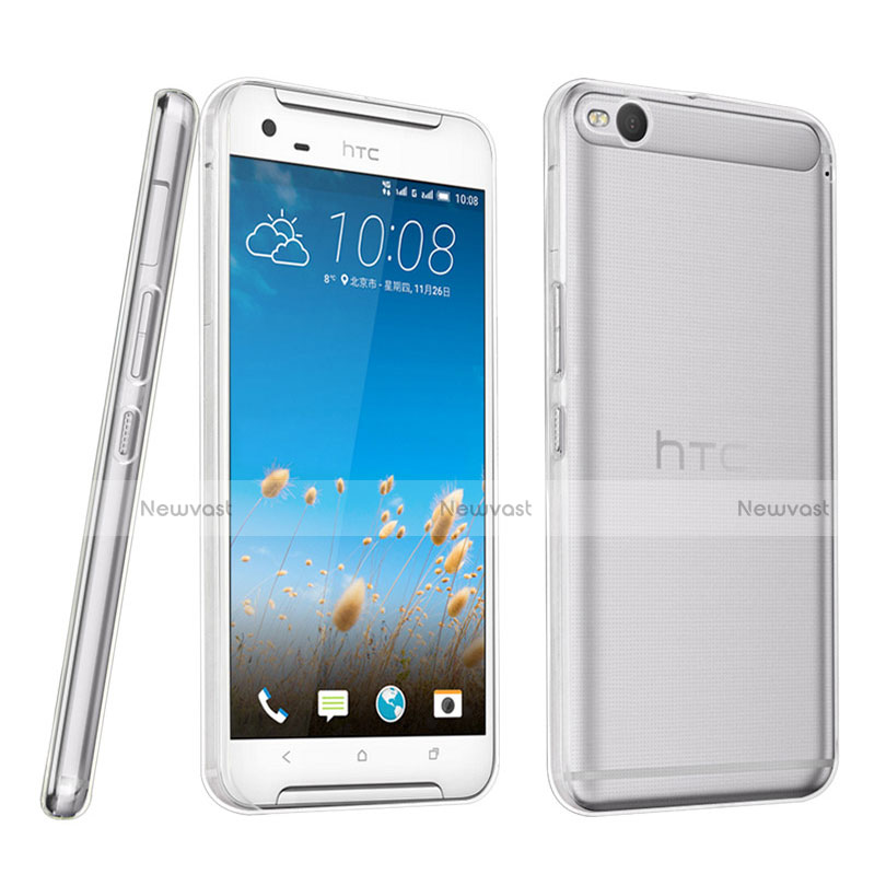 Ultra-thin Transparent Gel Soft Case for HTC One X9 Clear