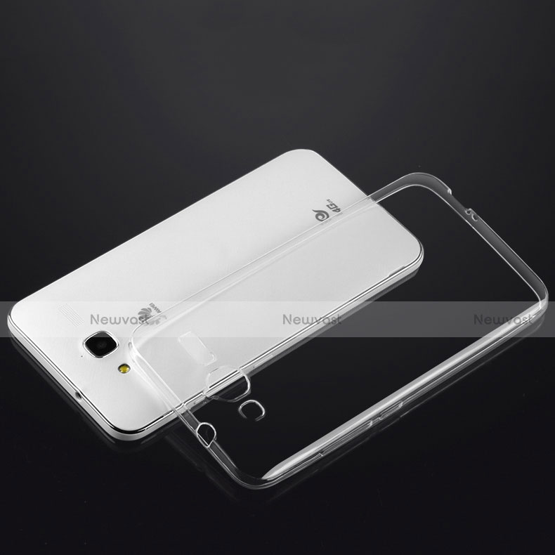 Ultra-thin Transparent Gel Soft Case for Huawei Ascend GX1 Clear