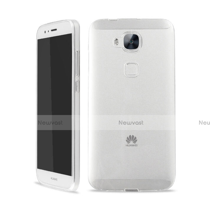 Ultra-thin Transparent Gel Soft Case for Huawei G7 Plus White