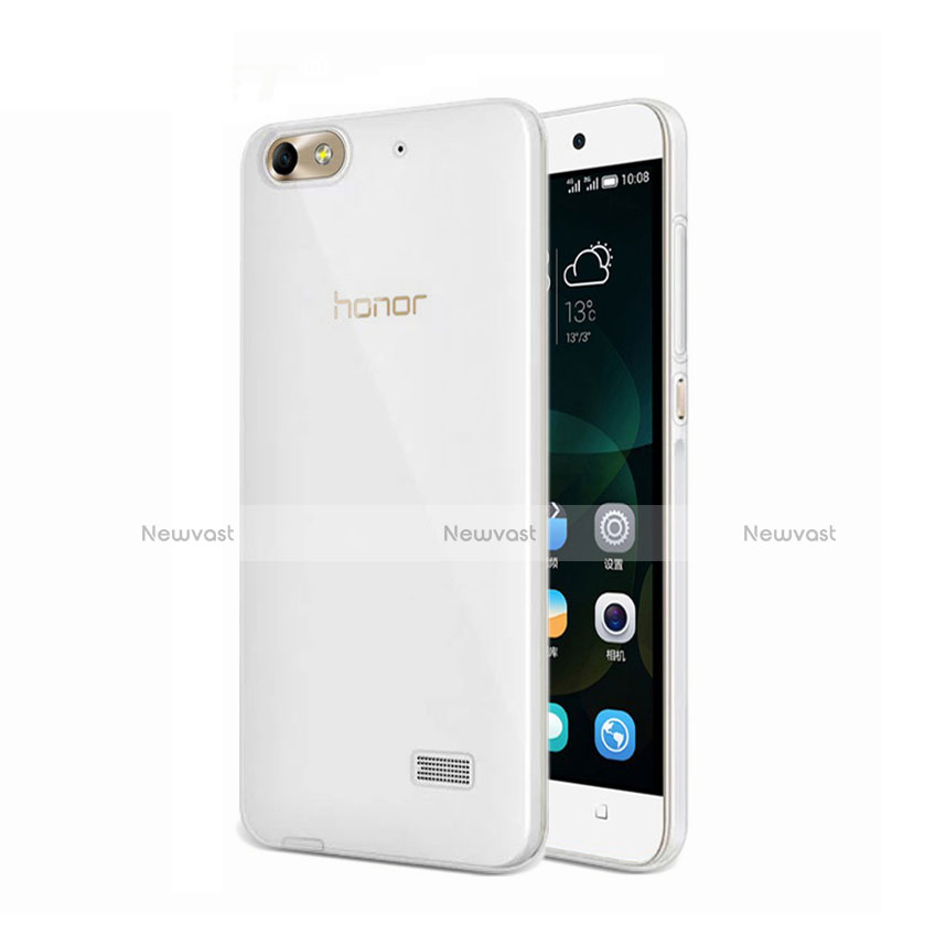 Ultra-thin Transparent Gel Soft Case for Huawei Honor 4C Clear