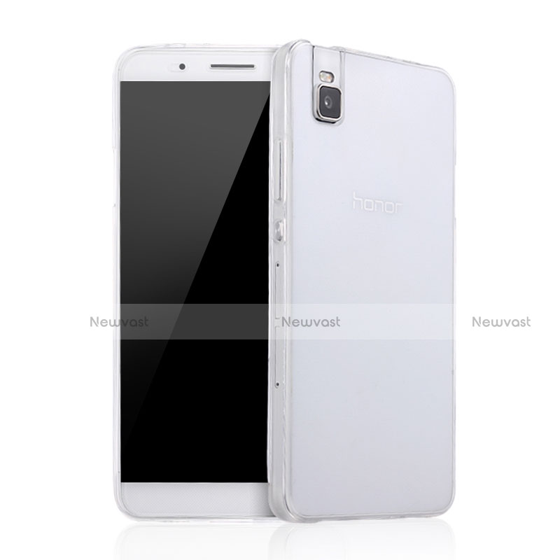 Ultra-thin Transparent Gel Soft Case for Huawei Honor 7i shot X Clear