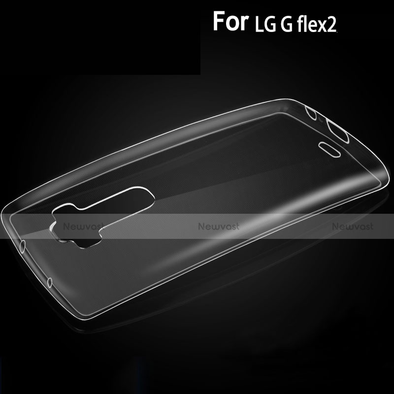 Ultra-thin Transparent Gel Soft Case for LG G Flex 2 Clear