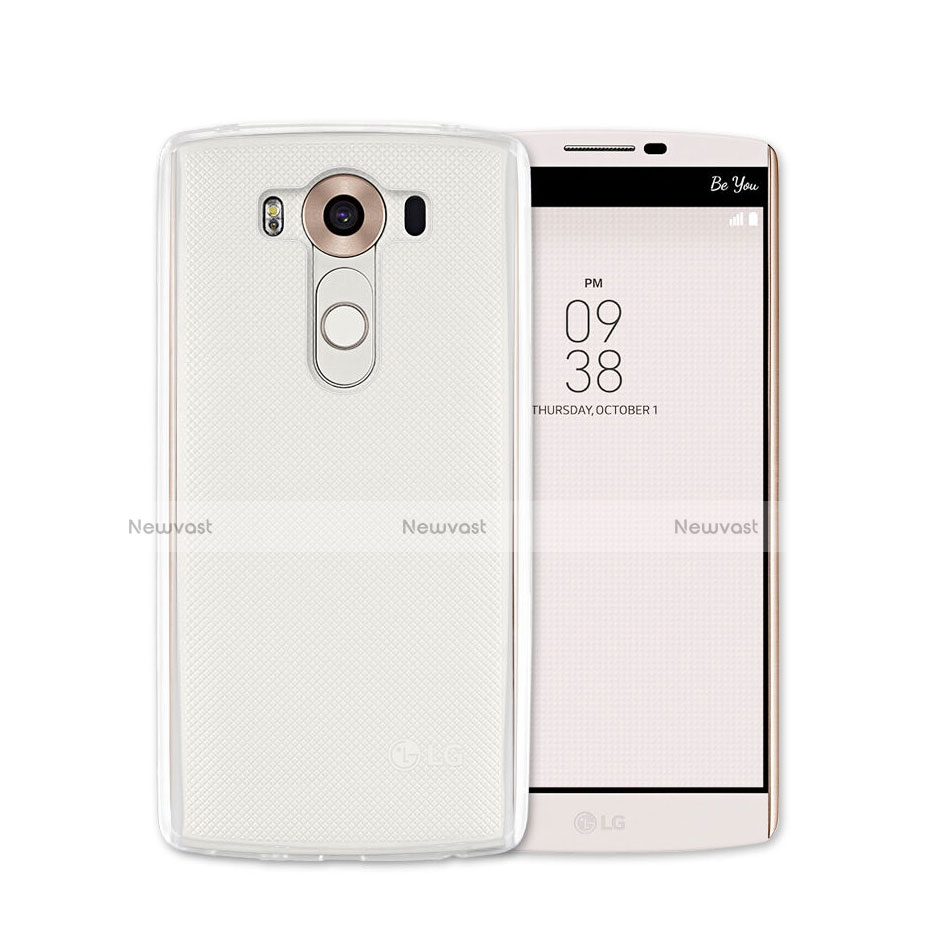 Ultra-thin Transparent Gel Soft Case for LG V10 Clear