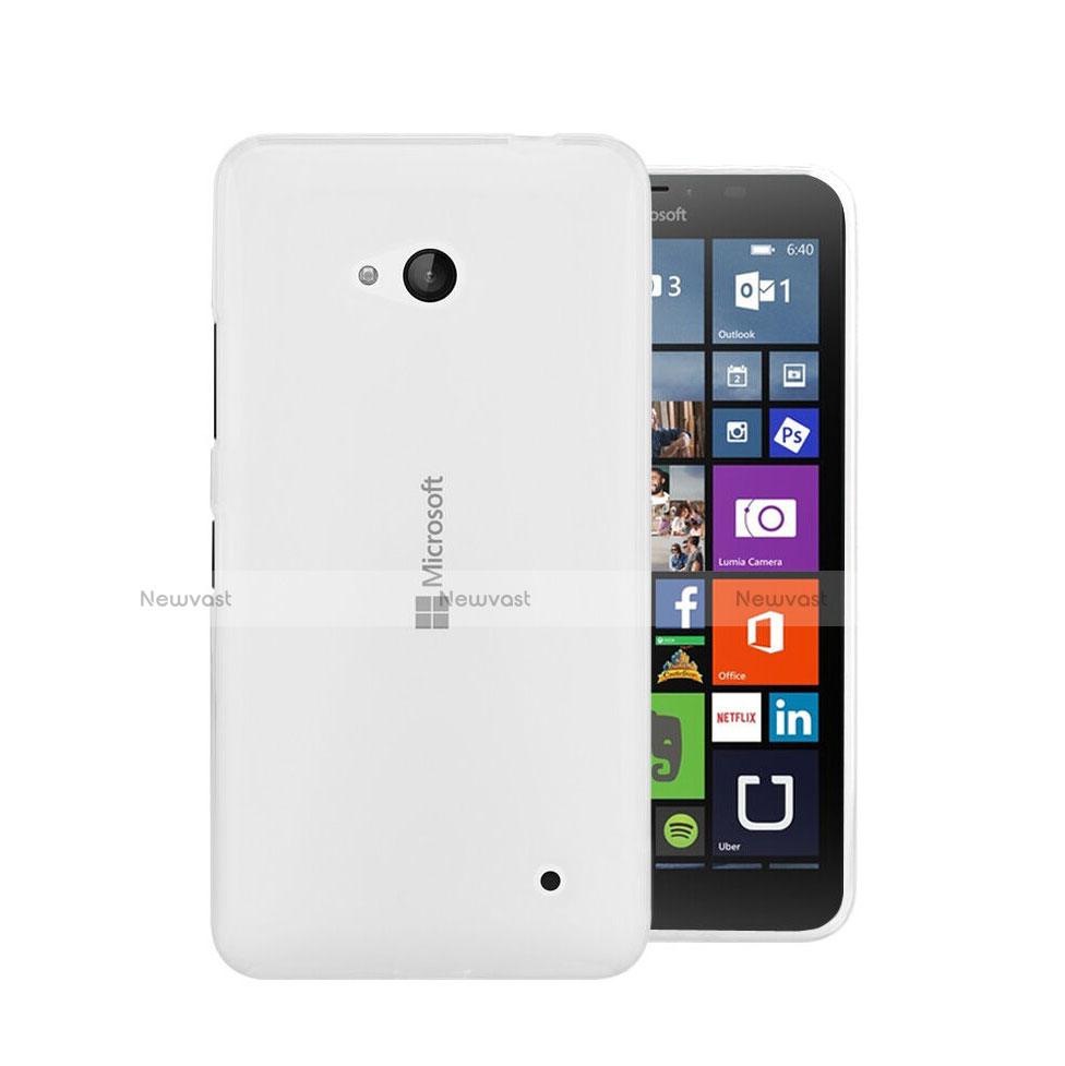 Ultra-thin Transparent Gel Soft Case for Microsoft Lumia 640 Clear