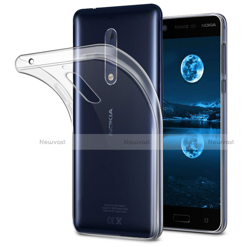 Ultra-thin Transparent Gel Soft Case for Nokia 5 Clear