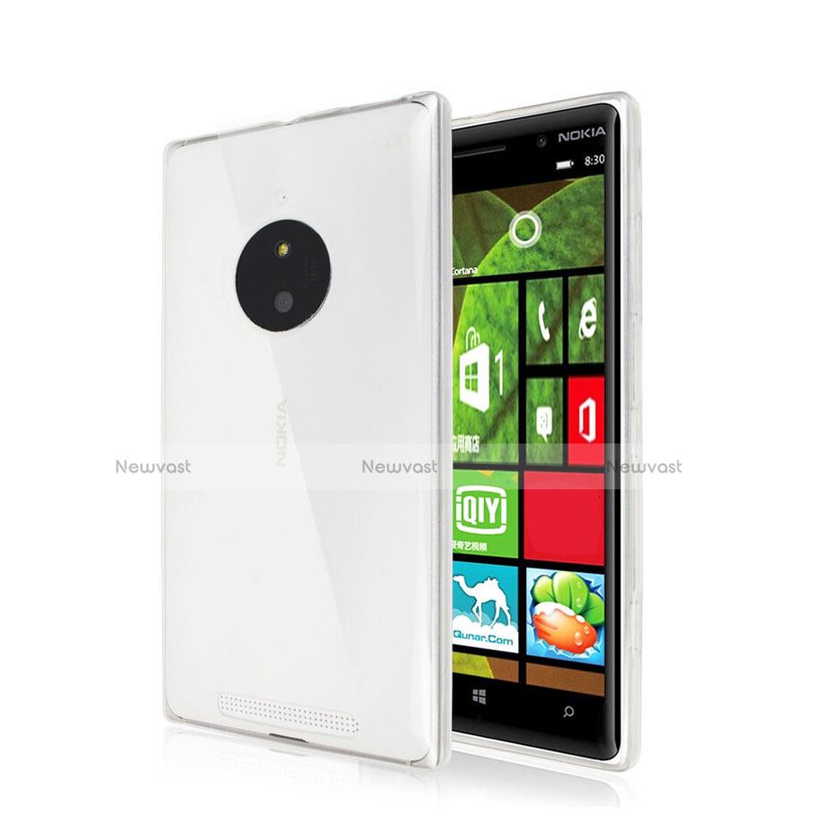 Ultra-thin Transparent Gel Soft Case for Nokia Lumia 830 Clear