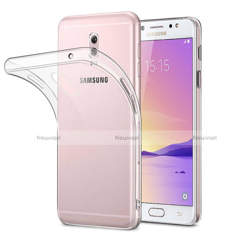 Ultra-thin Transparent Gel Soft Case for Samsung Galaxy C8 C710F Clear