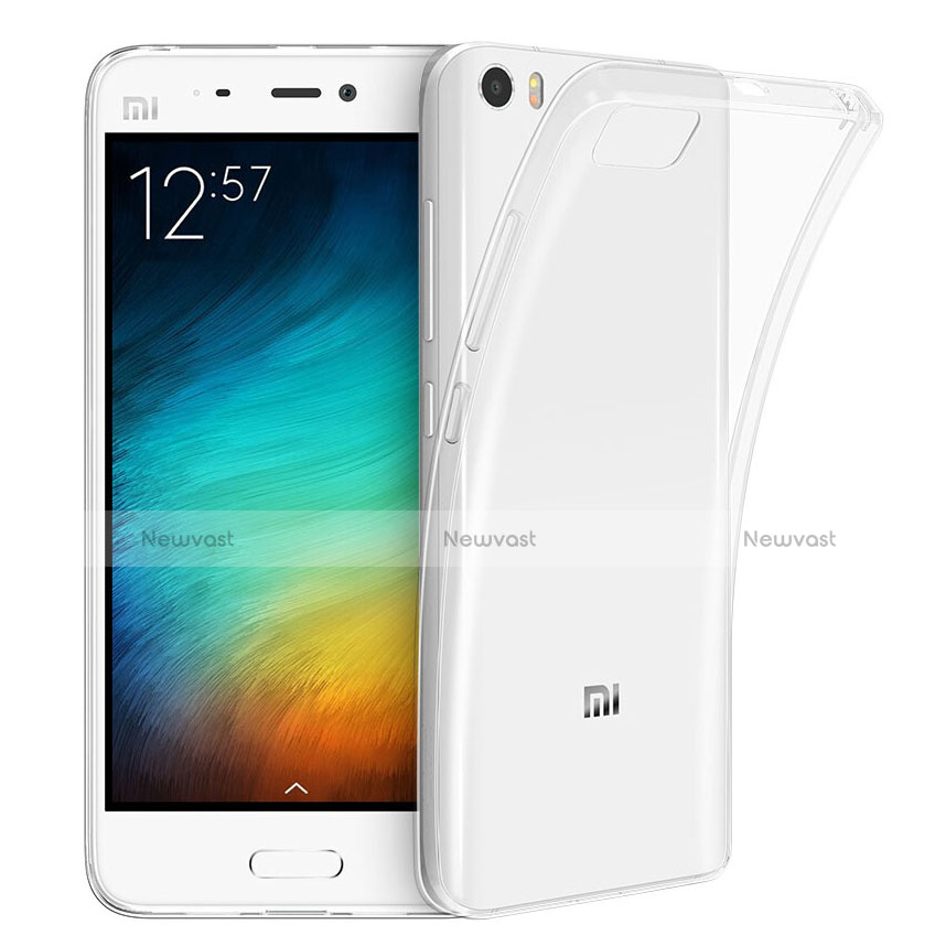 Ultra-thin Transparent Gel Soft Case for Xiaomi Mi 5 Clear