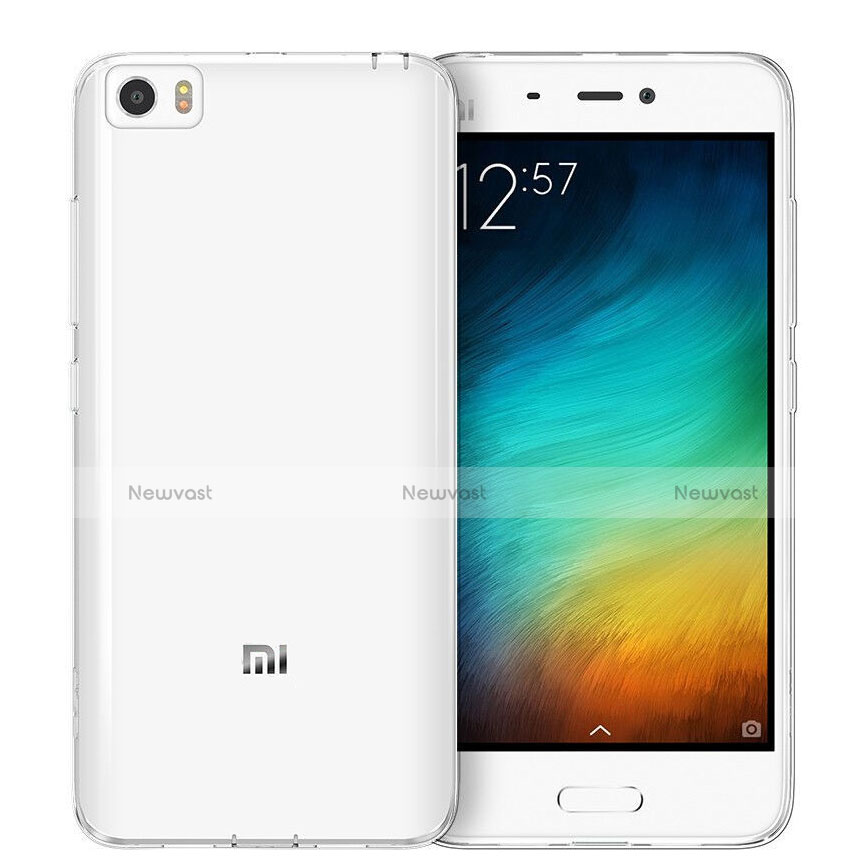 Ultra-thin Transparent Gel Soft Case for Xiaomi Mi 5 Clear