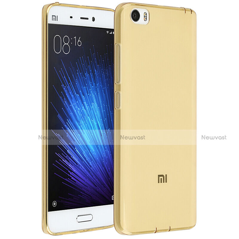 Ultra-thin Transparent Gel Soft Case for Xiaomi Mi 5 Gold