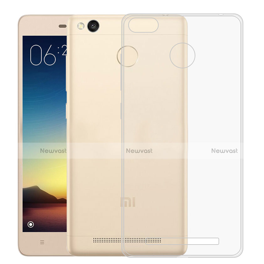 Ultra-thin Transparent Gel Soft Case for Xiaomi Redmi 3S Clear