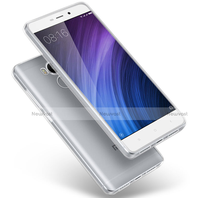 Ultra-thin Transparent Gel Soft Case for Xiaomi Redmi 4 Prime High Edition Clear