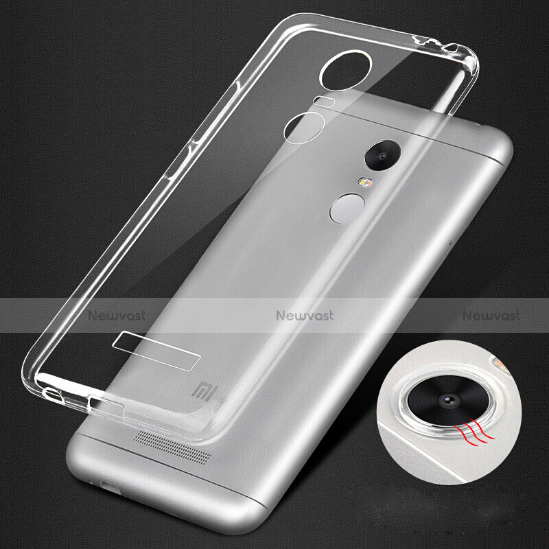 Ultra-thin Transparent Gel Soft Case for Xiaomi Redmi Note 3 Pro Clear