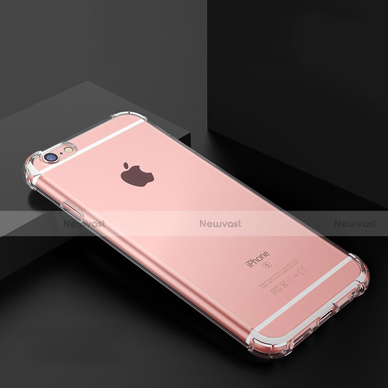 Ultra-thin Transparent Gel Soft Case T03 for Apple iPhone 6 Clear