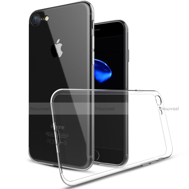 Ultra-thin Transparent Gel Soft Case T03 for Apple iPhone 7 Clear