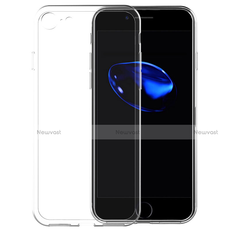 Ultra-thin Transparent Gel Soft Case T03 for Apple iPhone 7 Clear