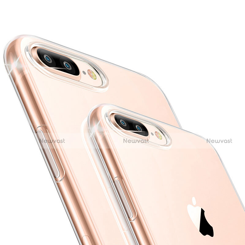 Ultra-thin Transparent Gel Soft Case T03 for Apple iPhone 8 Plus Clear