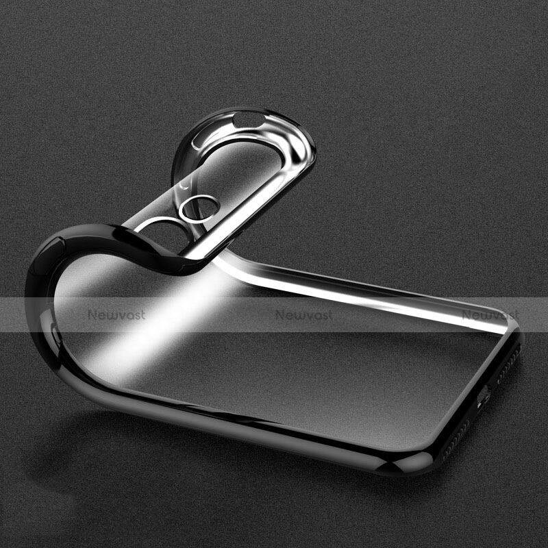 Ultra-thin Transparent Gel Soft Case T04 for Apple iPhone 8 Plus Black