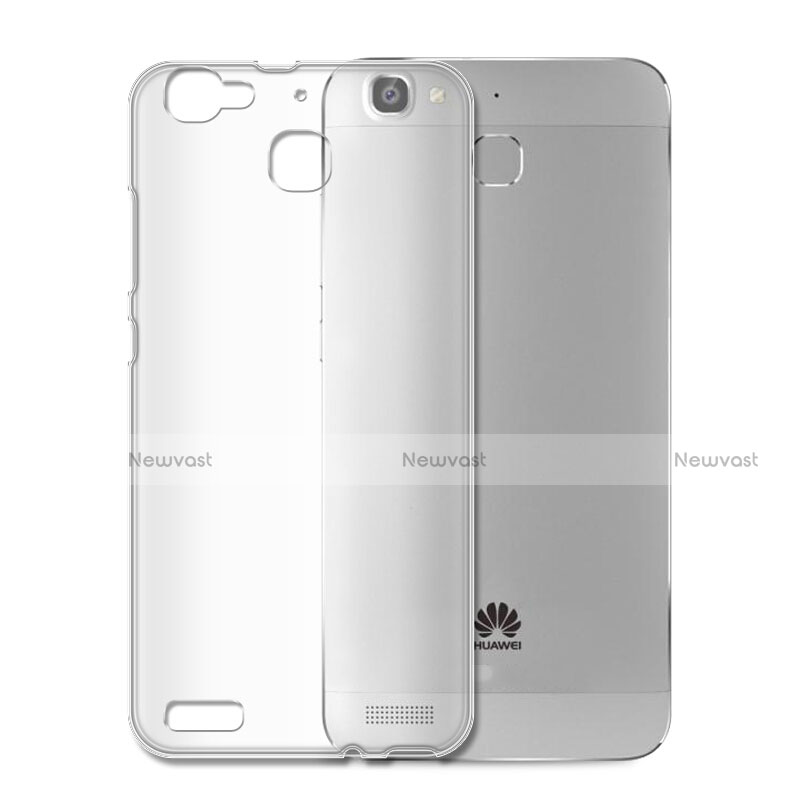 Ultra-thin Transparent Gel Soft Case T04 for Huawei Enjoy 5S Gray