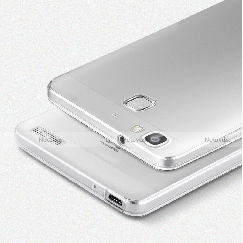 Ultra-thin Transparent Gel Soft Case T04 for Huawei Enjoy 5S Gray