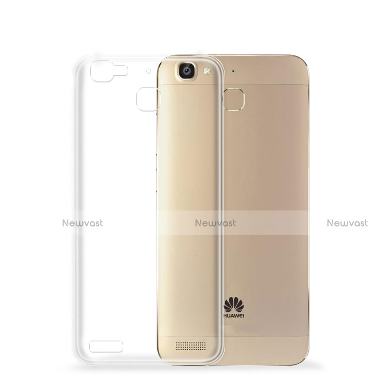 Ultra-thin Transparent Gel Soft Case T05 for Huawei Enjoy 5S Gray