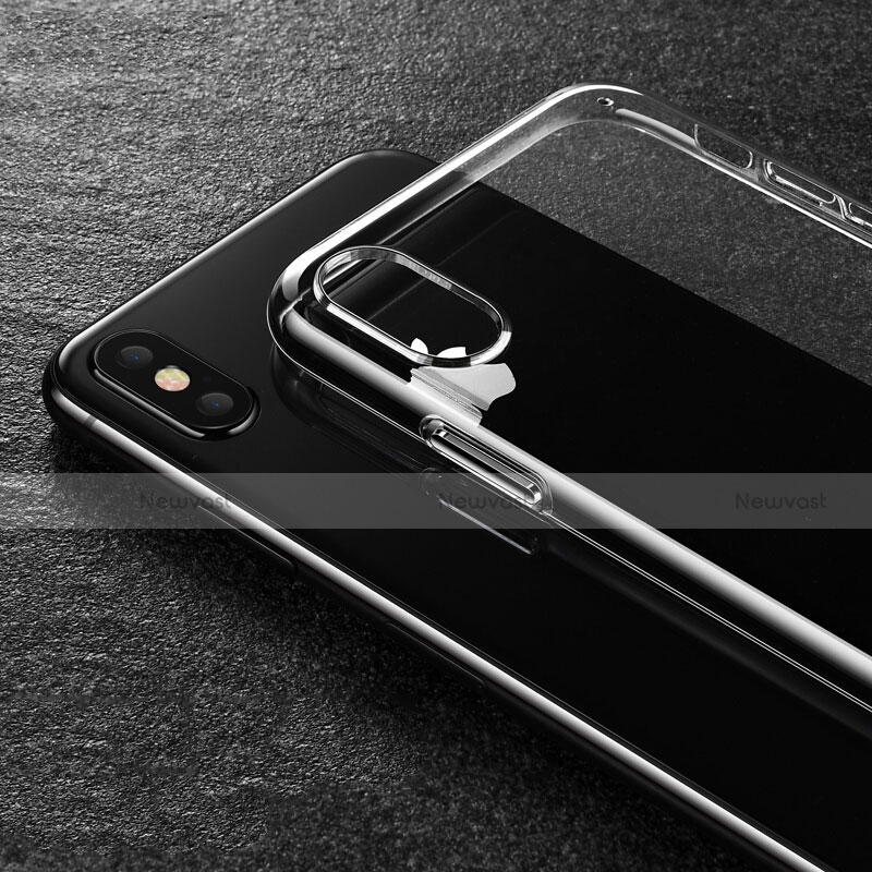 Ultra-thin Transparent Gel Soft Case T06 for Apple iPhone X Clear