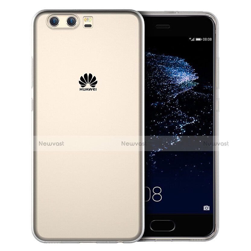 Ultra-thin Transparent Gel Soft Case T06 for Huawei P10 Plus Clear