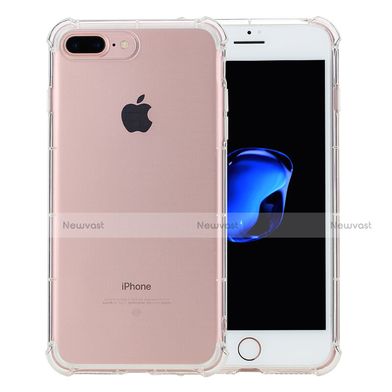 Ultra-thin Transparent Gel Soft Case T10 for Apple iPhone 7 Plus Clear