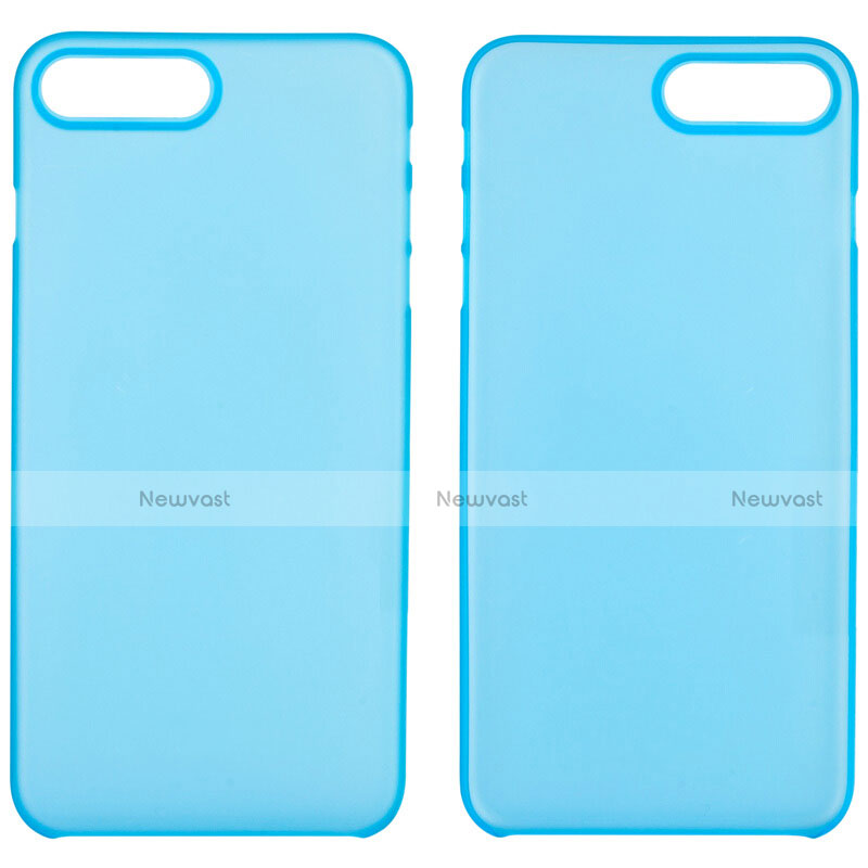 Ultra-thin Transparent Gel Soft Case T11 for Apple iPhone 7 Plus Blue