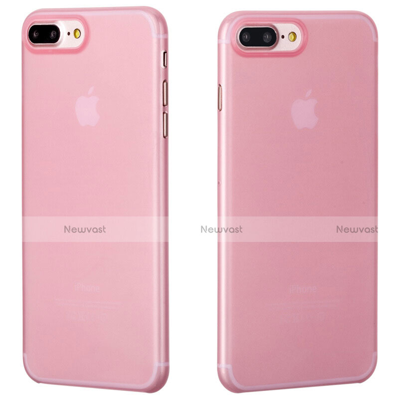 Ultra-thin Transparent Gel Soft Case T11 for Apple iPhone 7 Plus Pink