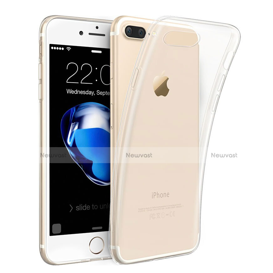 Ultra-thin Transparent Gel Soft Case T15 for Apple iPhone 7 Plus Clear